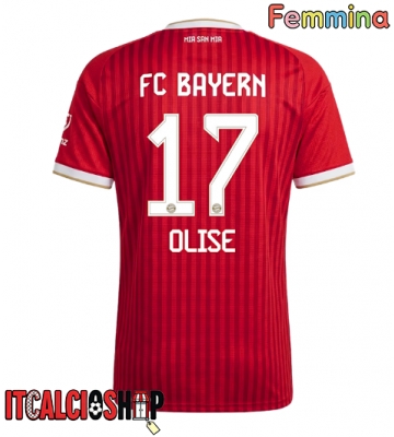 Bayern Munich Michael Olise #17 Prima Maglia Femmina 2026-27 Manica Corta
